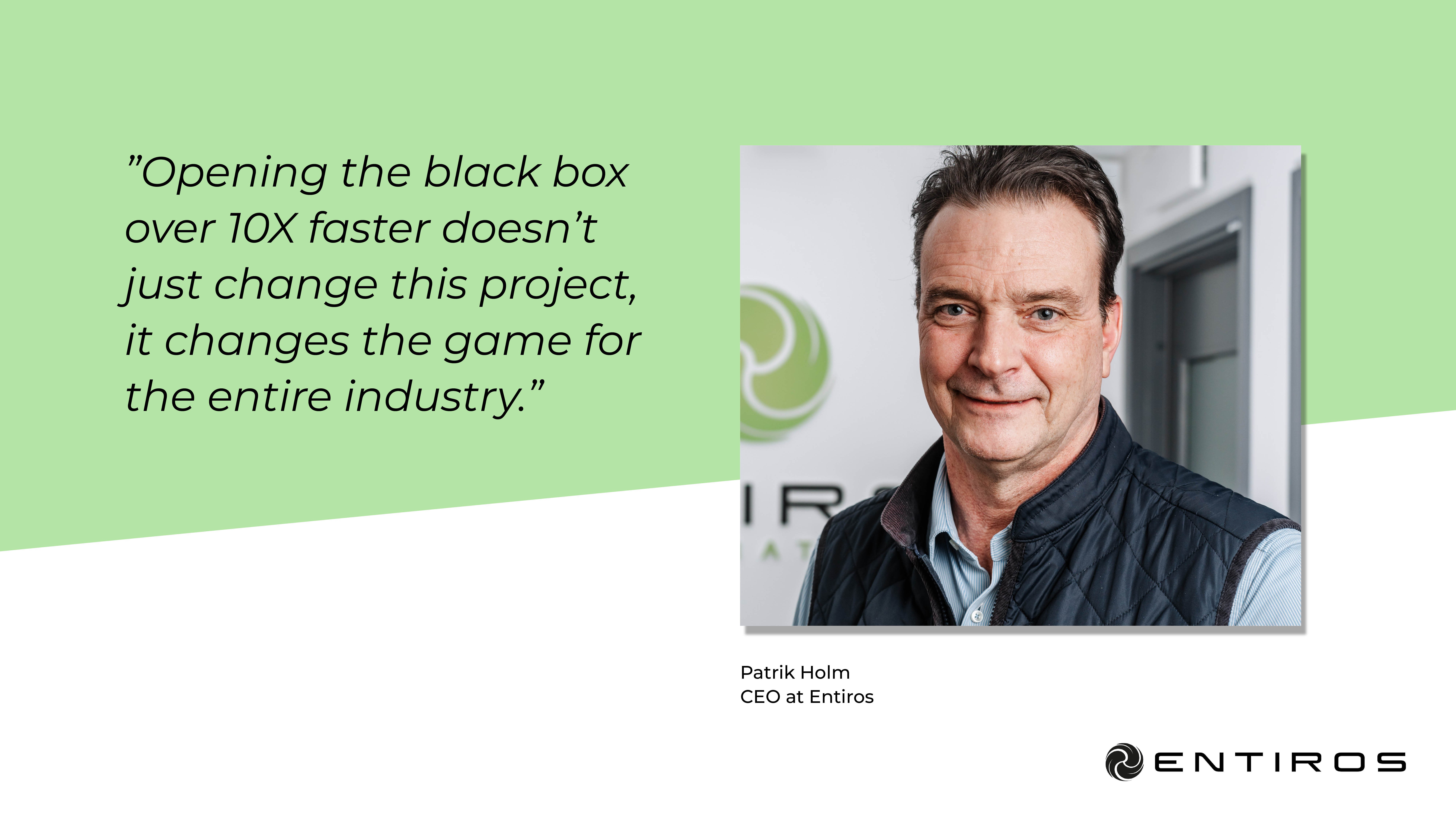 Breaking the black box: Entiros’ AI delivers over 10X faster in head-to-head test